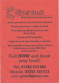 CPLS HULL Professional Ironing Services 984722 Image 0