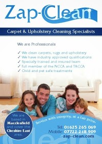 ZAP CLEAN   carpet and upholstery cleaning 985818 Image 1